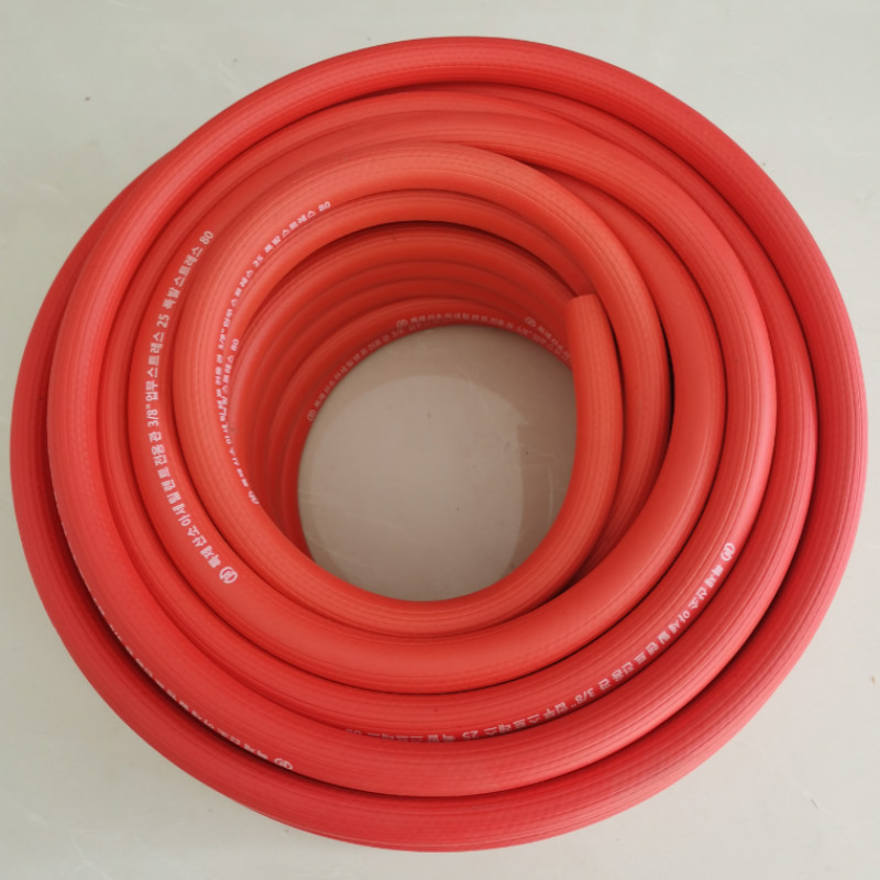 Tubo per gas giallo ad alta pressione in PVC