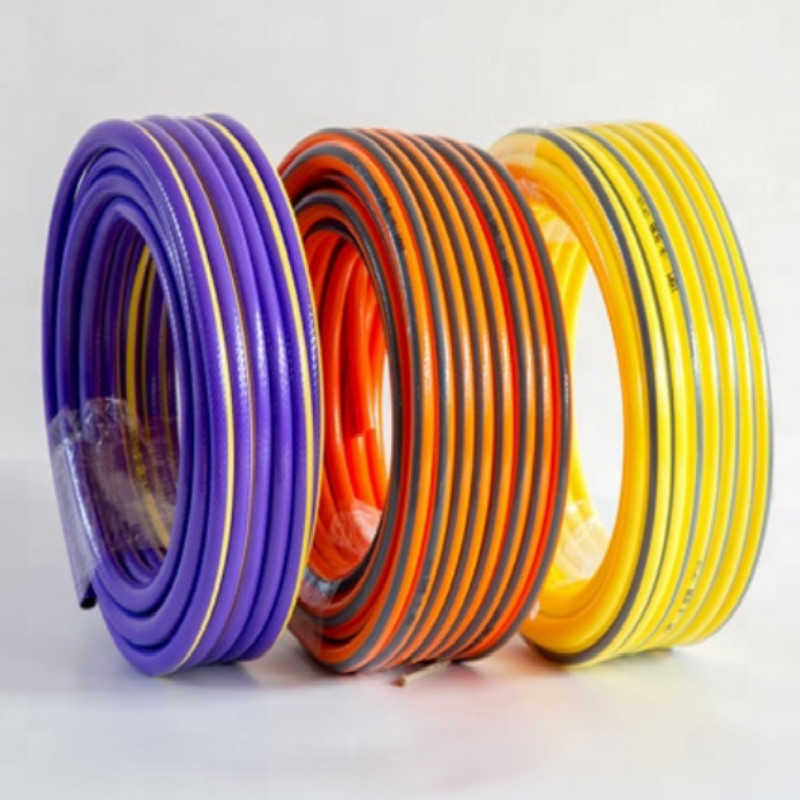 2019 hotsale di buona qualità colorato in fibra flessibile intrecciata rinforza il tubo da giardino in plastica in PVC